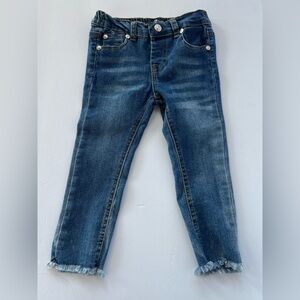 7 For All Mankind Denim Jeans • Toddler 24 months • Distressed • Frayed Hem
